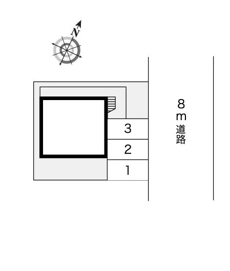 ★手数料０円★藤沢市石川　月極駐車場（LP）